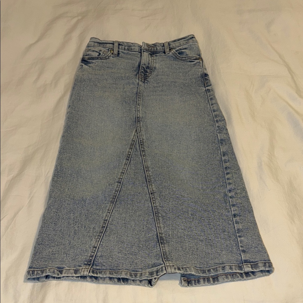 art class Light Wash Blue Denim Skirt